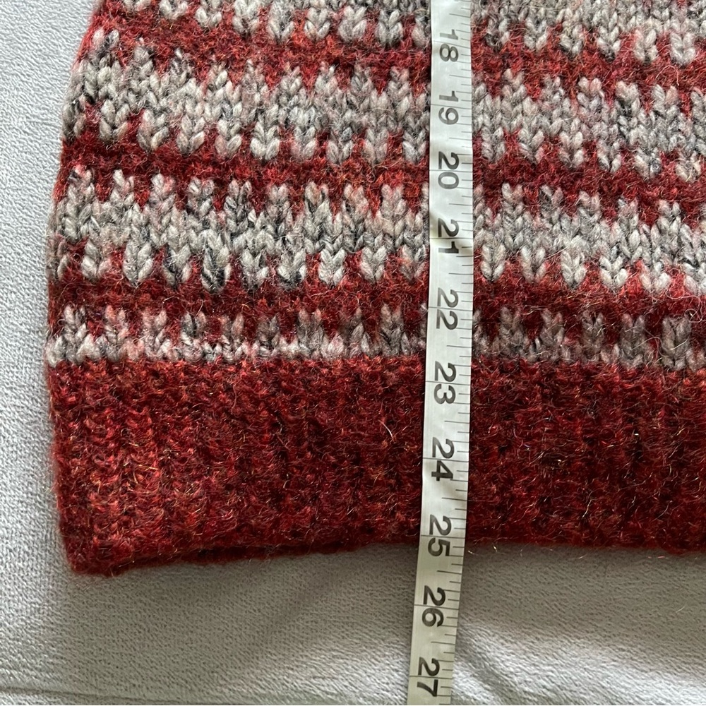 Isabel Marant rust grey mix super kid mohair blend sweater, see measurements - Picture 11 of 13